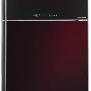 ثلاجة شارب ١٤ قدم انفرتر سعة 385 لتر لون احمر