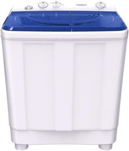 غسالة نصف اتوماتيك تورنيدو 12 كيلو بحوضين