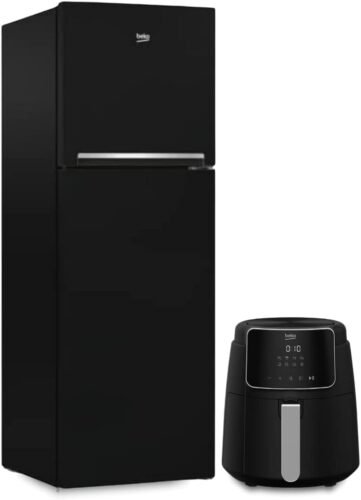 ثلاجة بيكو 12 قدم 340 لتر و مقلاة هوائية هدية