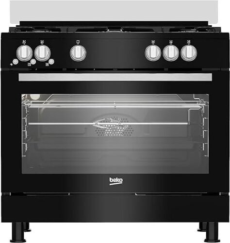 بوتاجاز بيكو 5 شعلات 90 سم بمروحة تبريد